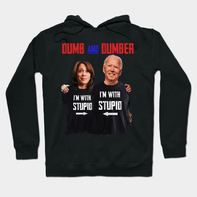 Dumb and Dumber I'm stupid Hoodie by Rosiengo